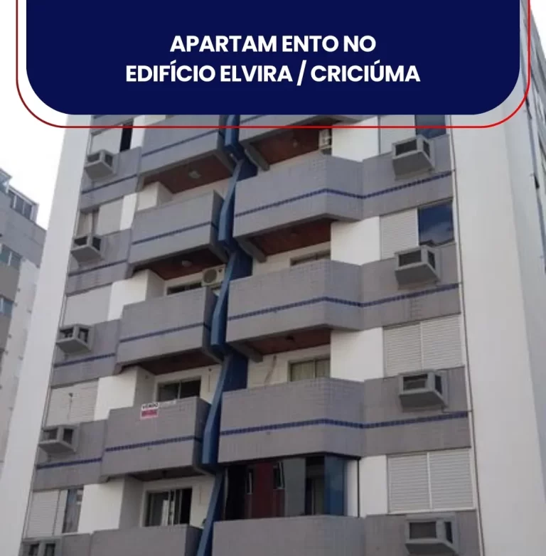 Apartamento no Centro de Criciúma-Edifício Elvira