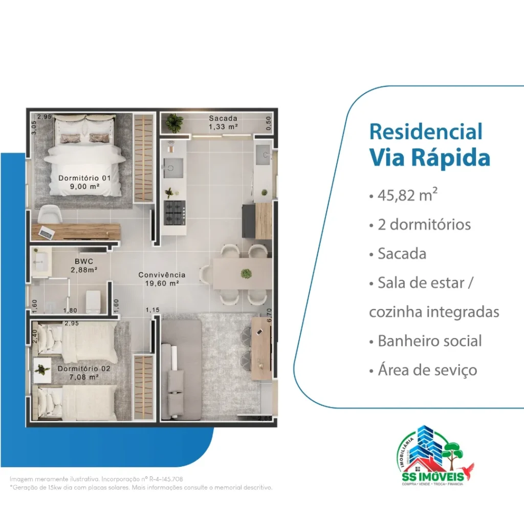 Residencial Via Rápida em Criciúma – foto 2