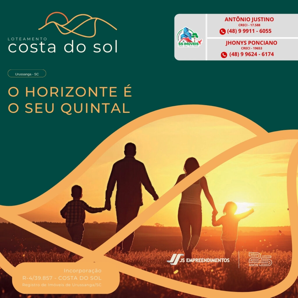 Loteamento Costa do Sol em Urussanga