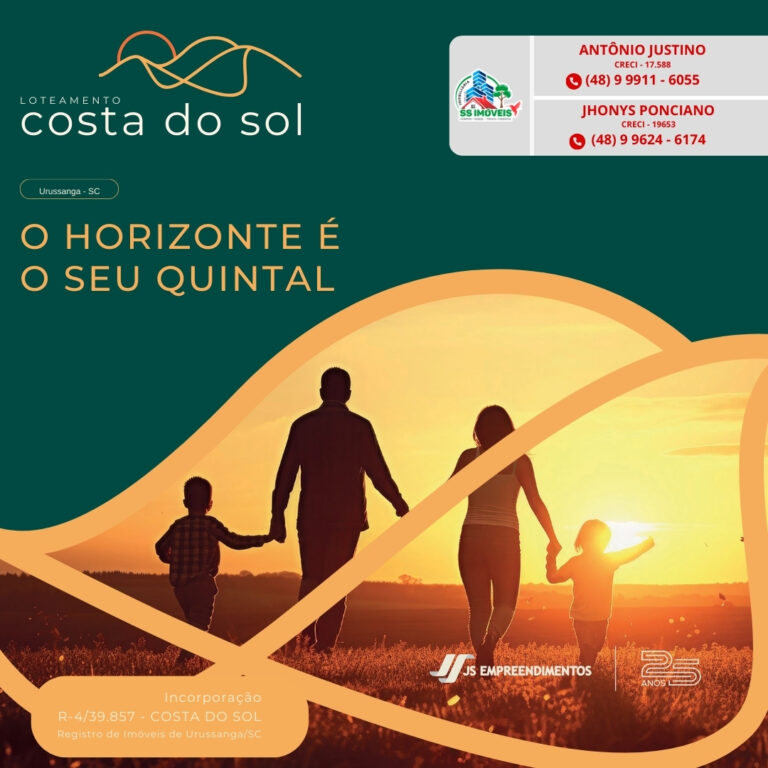 Loteamento Costa do Sol em Urussanga