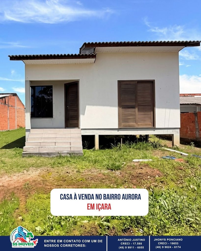 Casa à venda no bairro Aurora em Içara
