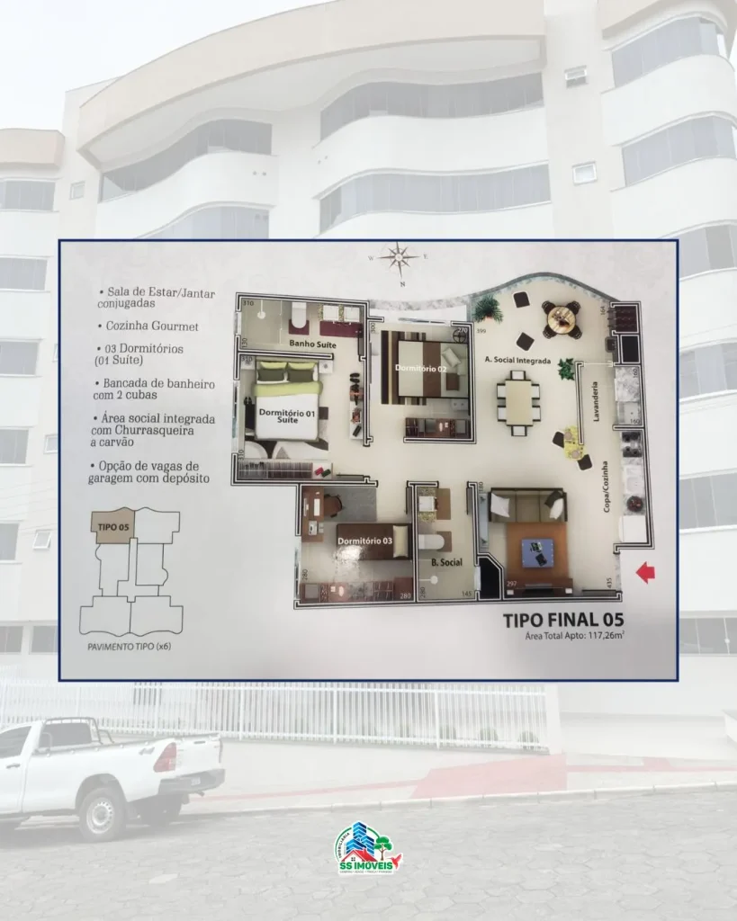 APARTAMENTO À VENDA — EDIFÍCIO VILLA ALPINA RESIDENZIALE – foto 22